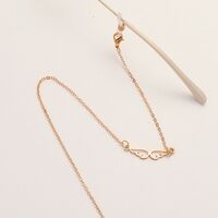 Металлическая нескользящая цепочка золотого цвета, с крыльями, для очков и масок GL1870