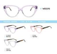 Plastic acetate eyeglasses frame for women WD2215