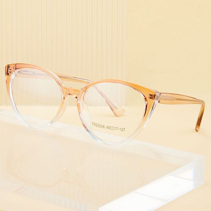 TR90 plastic frame or glasses with blue light protection, with spring hinges FA23006