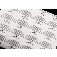 Наклейка прозрачная для определения расстояния между зрачками и высоты зрачка, набор из 216 штук