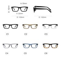 Plastic TR90 frames for glasses with Blue Ray Cut protection FOCUS FCS2193