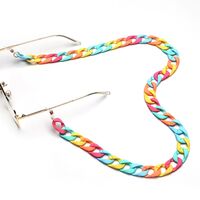Acrylic color eyeglasses chain GB062