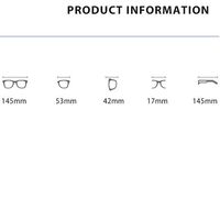 Metal Blue Block glasses with blue light protection FENQI F9686