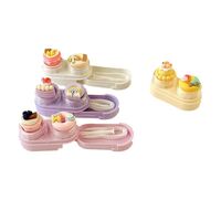 Mini soft contact lens kit retractable W-CT12蛋糕款