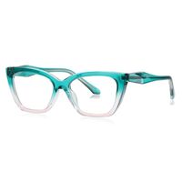 Plastic women's TR90 + metal frame for glasses with UV and Blue Ray Cut protection More LS004