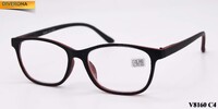Corrective plastic frame eyeglasses with spring hinges VIZZINI V8160