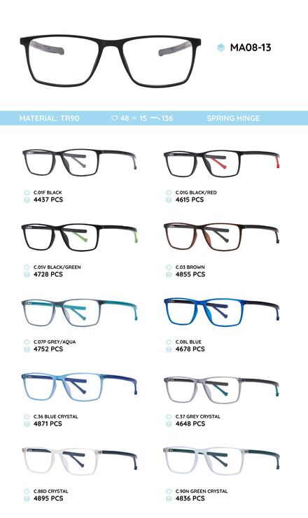 TR-90 plastic frames for glasses MA08-13
