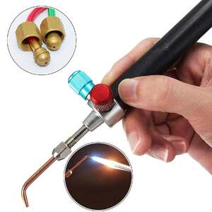 Oxygen-acetylene welding torch for glasses repair HMB000157 with replaceable tips 