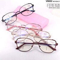Ready-made metal frame glasses Vizzini V8002 (W21030-31), lens block blue light, diopters from -4.00 to +4.00(stap 0.25+and-)