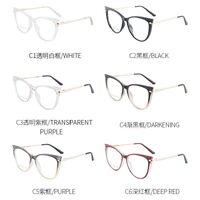 TR90 plastic frame or glasses with blue light protection, with spring hinges FA87062