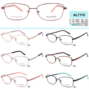 Женская металлическая оправа из стали для очков Allmilmo AL7110