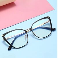 Metal glasses with blue light and UV protection 9702-3-GT