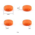 Stopper - eyeglasses temple attachment, anti-slip earhook, Ø13*5 mm, price per pair