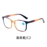 Reading PC plastic gradient glasses with Blue Ray Cut protection and spring hinges KY8083, diopters from 0.00 to +4.00