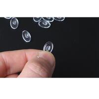 Oval polyvinyl chloride nose pad, 11.5*7 mm (set of 1000 pairs)