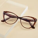 TR90 plastic frame or glasses with blue light protection, with spring hinges FA87234