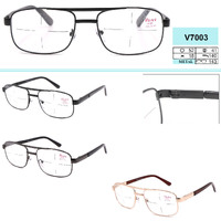 Men's metal eyeglasses Vizzini V7003