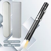 Rechargeable medical diagnostic keychain flashlight with white and yellow light ZK1958