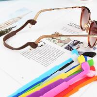 Silicone string eyeglasses holder 22 cm, hole Ø9*2 mm 