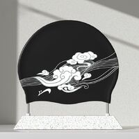 Silicone waterproof swimming cap for adults GJ660-YU