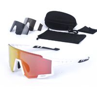 Safety shockproof sports goggles+3 caps 0923-1