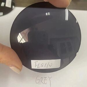 Линзы пластиковые с защитой UV400 FLS110, Ø71 мм, индекс 1.49, F=400/600мм, серые (цена за пару)