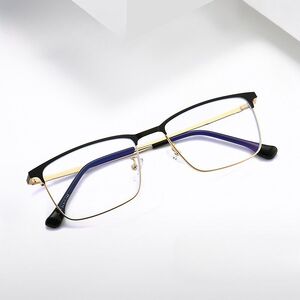 Metal glasses with blue light and UV protection 9681-2-GT