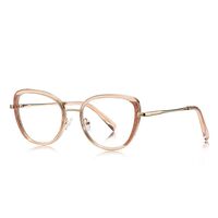 Metal + TR90 Blue Blocker glasses frame for women with UV and blue light protection lenses More FCS3147
