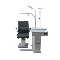 Ophthalmologist workstation, combined table + chair CS-560B, tabletop 980*490 mm
