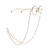 Metal non-slip chain, with pearl, for glasses and masks GL937
