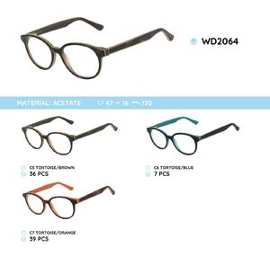 Plastic frames for glasses acetate material WD2064