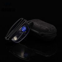 Plastic reading glasses 8017防蓝光 with Blue ray cut protection and case, diopters from -4.00 to +4.00, RMC=62-64