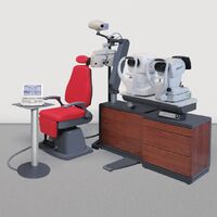 Ophthalmologist workstation, combined table + chair YDL-930, tabletop 870*400 mm