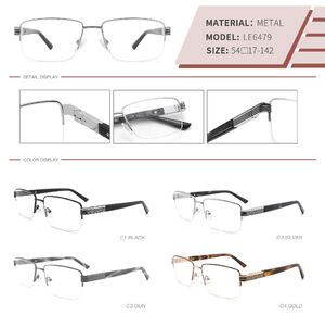 Оправа металлическая полуободковая LE6479-DA