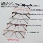 Оправа металлическая ультратонкая женская с флексом Wilibolo G95-297