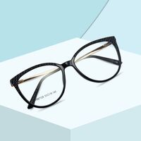 TR90 plastic frame or glasses with blue light protection, with spring hinges FA87126