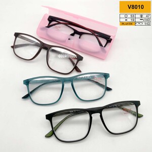 Ready-made plastic frame glasses with case, Vizzini V8010 (W21030-31), lens white, diopters from +1.00 to +4.00 (step 0.25)