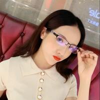 Очки металлические для дали полуободковые 806, диоптрии от 0.00 до -6.00, не центрованные