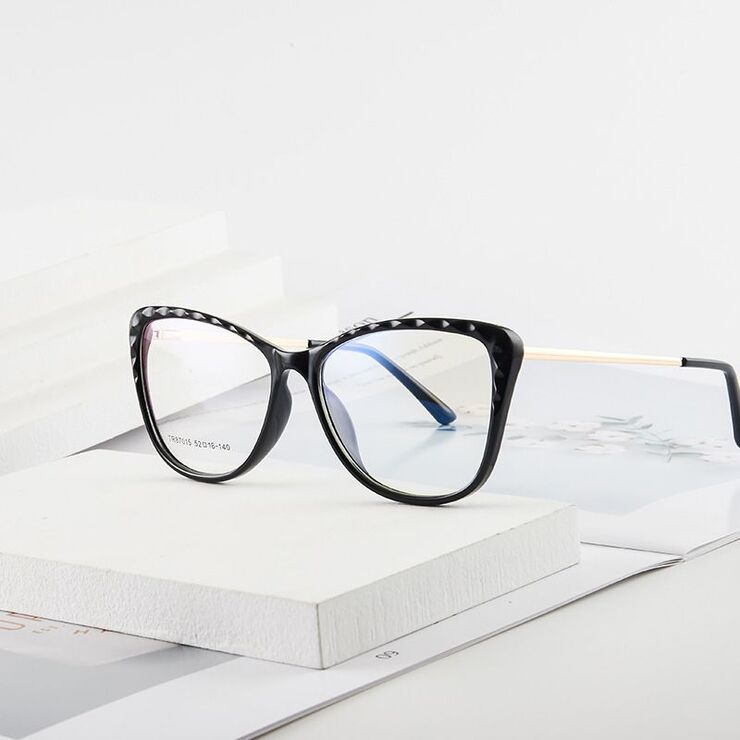 Оправа для очков пластиковая TR90 с защитой от синего света, с флексом FA87015