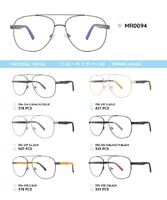 Металлическая оправа с дужками из пластика TR-90 с флексом MR0094