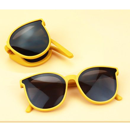 Polarized silicone folding sunglasses with UV400 protection for kids T32025