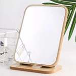 Зеркало  складное настольное для салона оптики с жёлтым оттенком 16 * 22 см