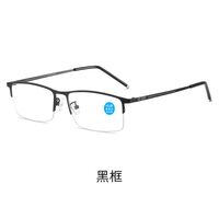 Nylor reading metal titanium non-magnetic glasses for men with Blue Ray Cut protection KY2059老花, diopters from 0.00 to +4.00