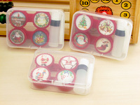 Mini set with contact lens cases ZZ001Chrestmas, 2pcs