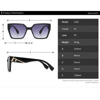 Plastic sunglasses for women Elit 2320-EL