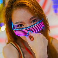 Neon light LED glasses SC-YJ006 