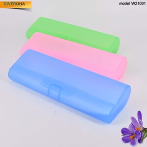 Plastic glasses case W21031, 149*54*32 mm