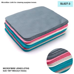 Салфетка из микрофибры для протирки линз в очках SL027-3 15 * 18 см +/-0.5