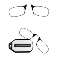 Plastic reading pince-nez glasses with case 6008, diopters from +1.00 to +3.00, RMC=62-64