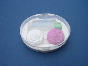 Набор для мягких контактных линз, складной с зеркалом и пинцетом K-811-2